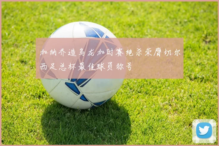 加纳乔造乌龙加时赛绝杀荣膺切尔西足总杯最佳球员称号